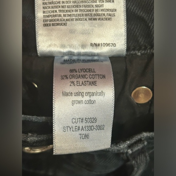 AGOLDE
Sophie Mid Rise Skinny Ankle Jeans size 26 black - Picture 4 of 7